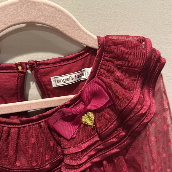 Angel Face kids Red Dress 4-5Y - Picture 2 of 3